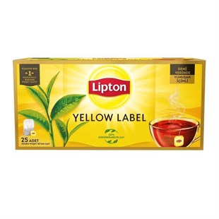 Lipton Yellow Label Bardak Poşet Çay 25 Adet 50 gr