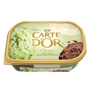 Algida Carte Dor Classic Dondurma 925ml Antep Fıstık Bitter Çikolata Kaymak