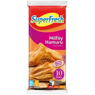 SüperFresh Milföy Hamuru 500g