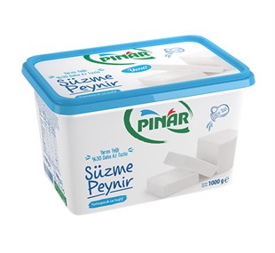 Pınar Süzme Peynir 1000g Yarım Yağlı