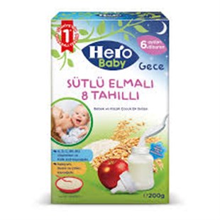 Ülker HERO BABY Mama 200gr Sütlü 8 Tahıllı Elmalı